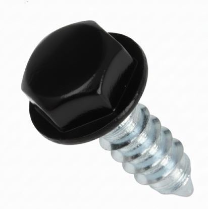 8A62SUX0Z/18BK 8A X 5/8 UNSL HWH SMS ZINC PT.#18 BLACK